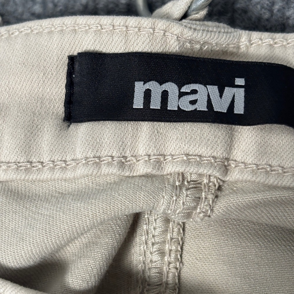 Mavi Steve Athletic Tapered Fit Pants Mens 38x30 Beige Stretch Chinos Comfort - Picture 4 of 13